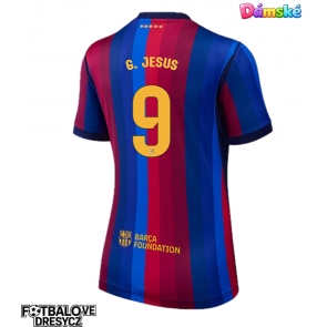 Barcelona Gabriel Jesus #9 Dámské Domácí Dres 2026-27 Krátký Rukáv Barcelona Gabriel Jesus #9 Dámské Domácí Dres 2026-27 Krátký Rukáv